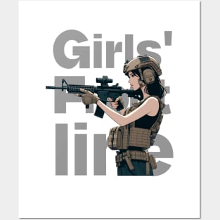 Girls' Frontline Tactical Chic Tee: Where Strength Meets Style Posters and Art